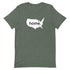Home - On Map Of America Short-sleeve unisex t-shirt - Mainstream Freedom